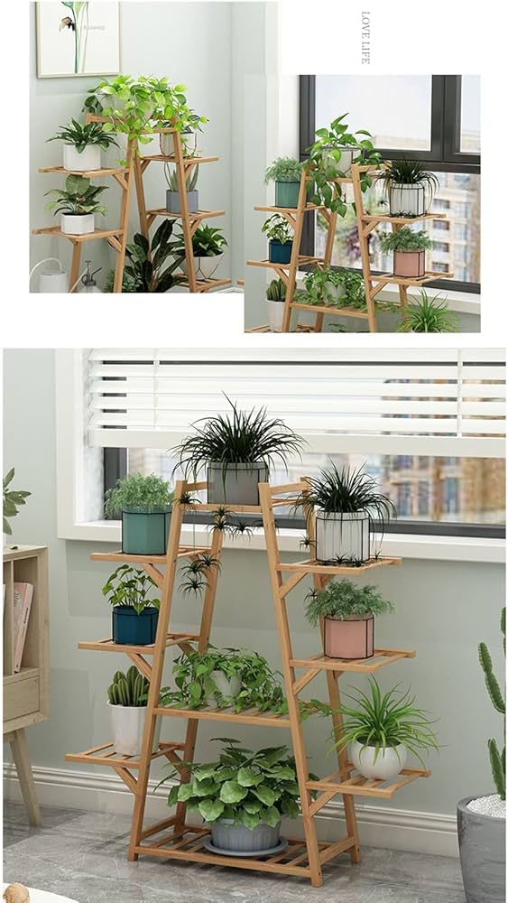 Amazon.com: Japanese-Style Solid Wood Plant Stand - Indoor/Outdoor